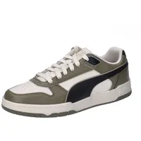 Puma Unisex RBD Game Low Sneaker, Alpine Snow Black Olive, 42.5 EU