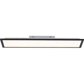 just light. Flat 1 rechteckig schwarz Aluminium