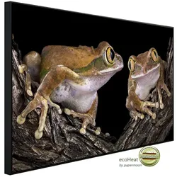 papermoon Infrarotheizung »EcoHeat - Froschliebe mit grossen Augen«, Matt-Effekt - bunt