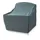 Lumaland Abdeckung für Patio Stühle 84,9 x 66,8 x 88,9 cm Grün/Grau