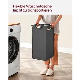 VASAGLE Wäschesortierer grau, schwarz