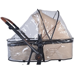 Cangaroo Kinderwagen Regenschutz universal, für die Babywanne, gute Belüftung transparent