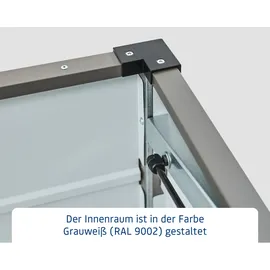 Hörmann Aufbewahrungsbox 166 x 87,2 x 72,5 cm Grau