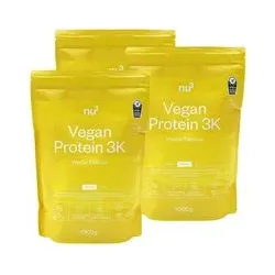 nu3 Vegan Protein 3K Shake, Vanille Poudre 3x1000 g