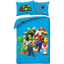 Halantex Super Mario Motiv 140 x 200 cm + 70 x 90 cm