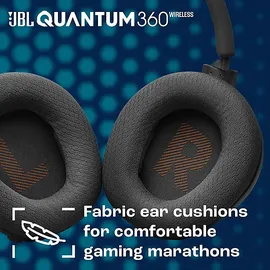 JBL Quantum 360, Over-ear Gaming Headset Bluetooth Schwarz