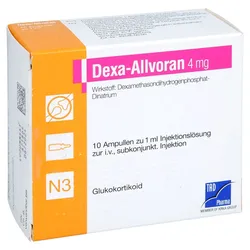 Dexa-allvoran 4 mg Injektionslösung 10X1 ml