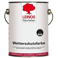 Leinos Wetterschutzfarbe auf Ölbasis 850 Anthrazitgrau - 2,5 l...