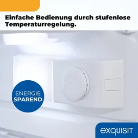 Exquisit KS16-4-HE-040C Kühlschrank (95 l, 850 mm hoch, Weiß)