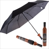 Schwäbische Albumfabrik Taschen-Regenschirm, Design Whiskyflasche, Länge ca. 90 cm