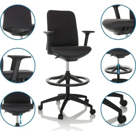 HJH Office Nestora Work Stoff Schwarz