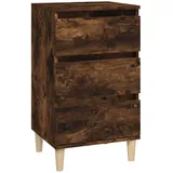 vidaXL Nachtschrank Räuchereiche 40 x 35 x 70 cm Braun