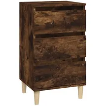 vidaXL Nachtschrank Räuchereiche 40 x 35 x 70 cm Braun