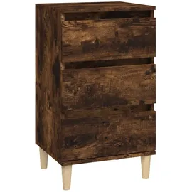 vidaXL Nachtschrank Räuchereiche 40 x 35 x 70 cm Braun