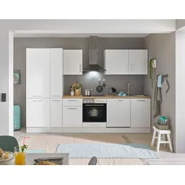 BASIC by Balculina Küchenzeile Turin 310 cm weiß