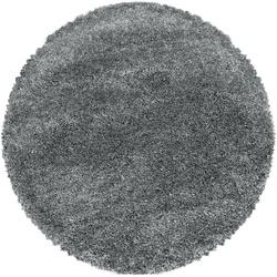 Hochflor-Teppich »FLUFFY 3500«, Ayyildiz Teppiche, rund, Höhe: 50 mm grau Ø 160 cm x 50 mm