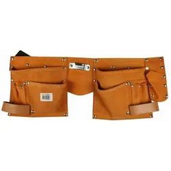 Benson Tools 004365 Leder Werkzeuggürtel mit Taschen und Halteschlaufen