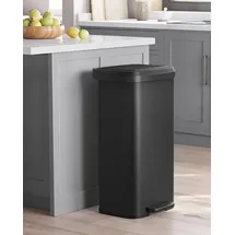 Songmics Mülleimer 68 l Schwarz
