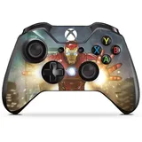 DeinDesign Skin kompatibel mit Microsoft Xbox One Controller Folie Sticker Marvel The Avengers Iron Man