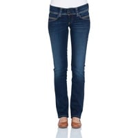 Pepe Jeans Damen Jeans Venus Regular Fit Schwarz Pl204175H06 Tiefer Bund Reißverschluss W 24 L 34