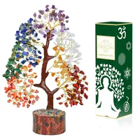 Crocon® Der Originale & Premium 7 Chakra Lebensbaum mit Kristallbaum EIN spirituelles Geburtstagsgeschenk fur Frauen mit Raumdekoration & Geschenken fur Frauen & Freundinnen.