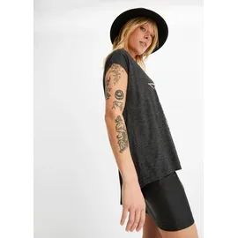 bonprix Longshirt Schwarz M