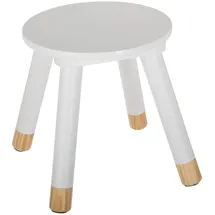 Atmosphera Douceur Hocker weiß