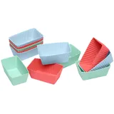 LURCH Kastenform FLEXI®FORM Mini Silikon 83014 8,2 x 4,4 cm, 12 St.