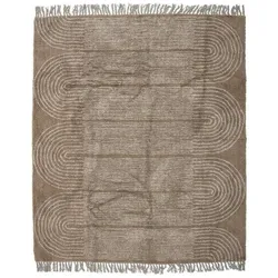 Bloomingville - Zeynep Teppich Brown/Cotton