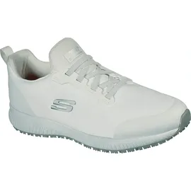 SKECHERS Squad Sr Myton Sneaker, White Textile Synthetic, 47.5 EU