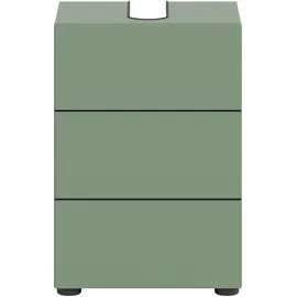 WELLTIME Waschbeckenunterschrank BIEL 38 x 56 cm Grün/Schwarz