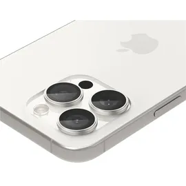 SPIGEN Glass tR EZ Fit Optik Pro 2 Pack White Titanium iPhone 15 Pro Max
