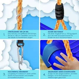 Kidiz Schaukel Kinderschaukel Set Blau