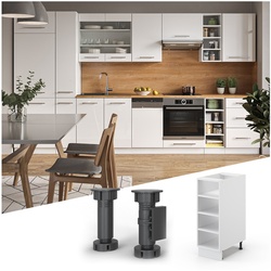 Vicco Unterschrank Regal 30 cm Weiß Küchenschrank Unterschrank Küchenzeile Fame-Line