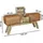 Wohnling Truhenbank Braun 120 x 29 x 53 cm