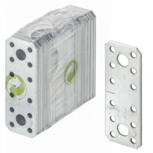 Vormann Flachverbinder sendzimir verzinkt 136 x 55 mm