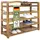 CASARIA Schuhregal 95 x 82 x 26 cm 5 Ebenen braun