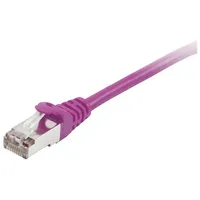 Equip Netzwerkkabel, Patchkabel CAT 6 S/FTP 1.00 m Violett