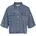 NMENZA REG CROP SHIRT Blau M