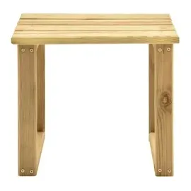 vidaXL Garten-Sonnenliege mit Tisch Kiefernholz Imprägniert