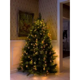 Konstsmide Baummantel Lichterkette LED 2,40 m Bernstein