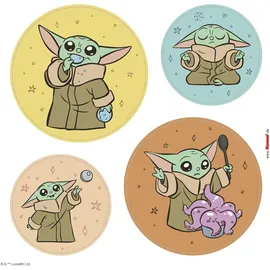 KOMAR Fenstersticker Grogu Padawan 30 cm x 30 cm