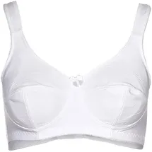SASSA Damen, Soft-BH Jacquard, Einfarbig, Gr. 100D, weiß, (Weiß 00100) - 100D