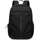SONARIN Leicht Casual Tagesrucksack,Wasserdicht Business Arbeitstasche 14 Zoll Laptop Rucksack Reise-Rucksack Schulrucksack College-Rucksack Daypack für Damen Herren(Schwarz)