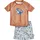 Playshoes UV-Schutz Bade-Set Dino Orange, 74/80