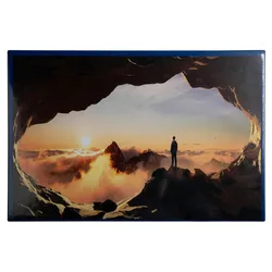 10x Exacompta 29782E Schreibunterlage Kreacover aus extra starkem Karton, Vorder- und Rückseite aus PVC, Format 37,5x57,5cm, blau