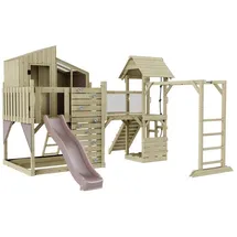 OUTDOORTOYS Spielturm Ludvig Altrosa
