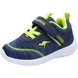 KANGAROOS Unisex Kinder Ky-chummy Ev Sneaker, Dk Navy Lime, 22