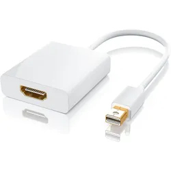 CSL Mini DisplayPort zu HDMI Typ A Audio- & Video-Adapter, Full HD MiniDP Adapter / Konverterkabel