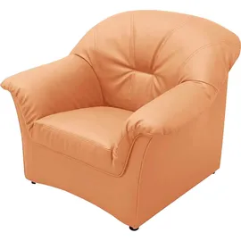 DOMO collection Sessel Papenburg Kunstleder 99 x 84 x 82 cm Orange